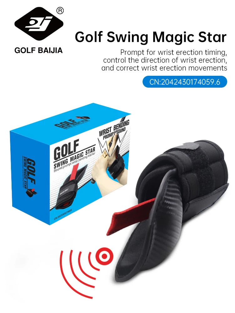 Golf Wrist Angle Corrector - Professional Swing Training Aid & Brace Band for All Skill Levels