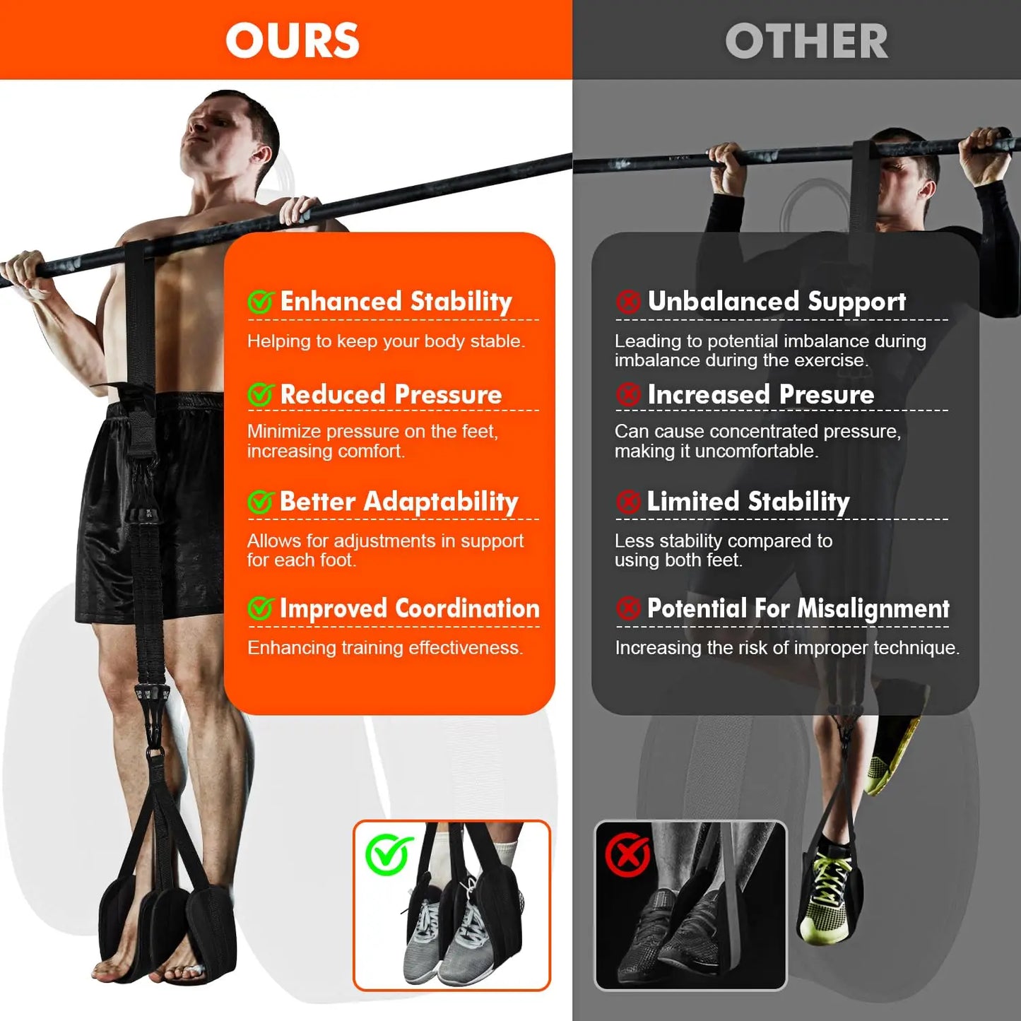 Assisted Pull-Up Resistance Bands - 75-300 lbs Multifunctional Strength Training Belt for High-Intensity Workouts