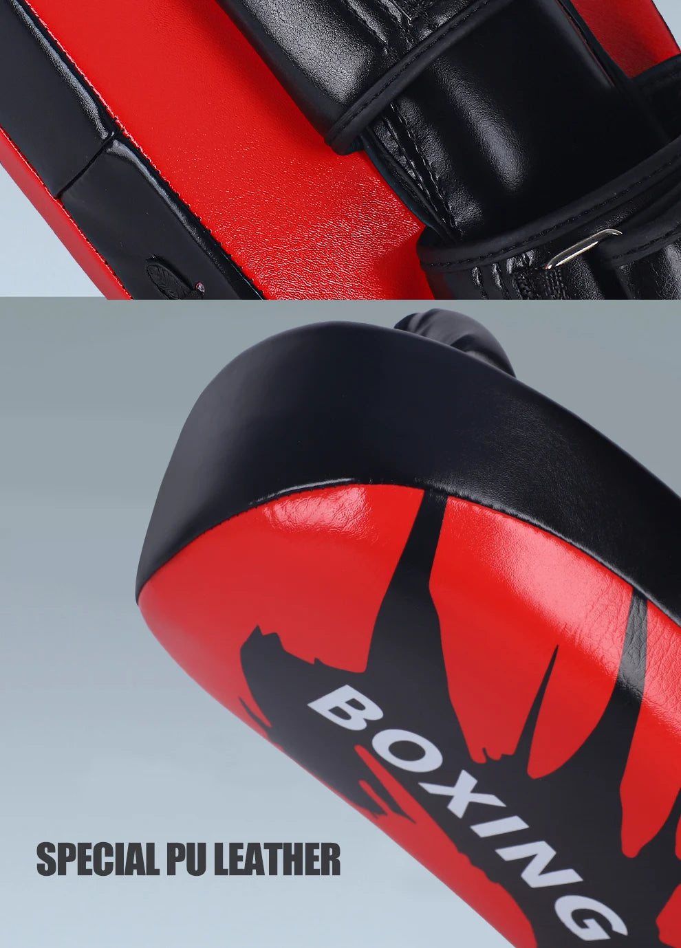 PU Leather Boxing Kicking Pad – Hand & Foot Target for Muay Thai, Taekwondo & MMA Training