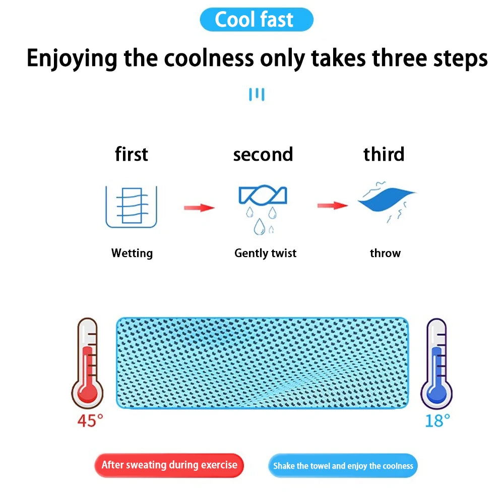 Quick-Dry Microfiber Sports Towel - Super Absorbent & Lightweight for Gym, Swimming, Yoga, Beach & Camping