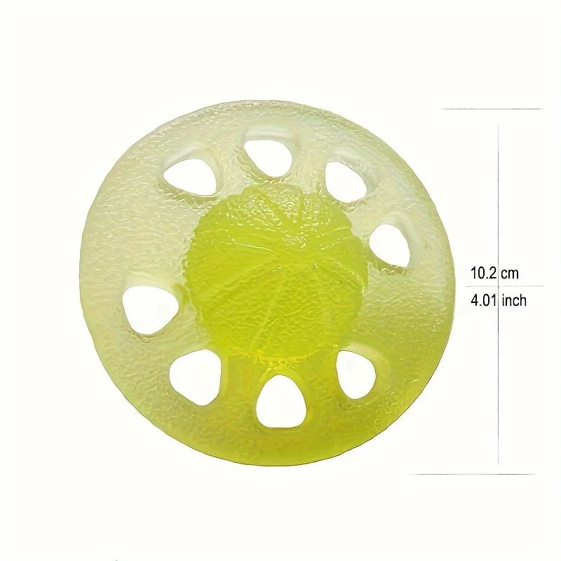 TPE Hand Exercise Band & 8-Hole Grip Ball - Grip Strength Trainer for Muscle Building, Rehabilitation & Stretching