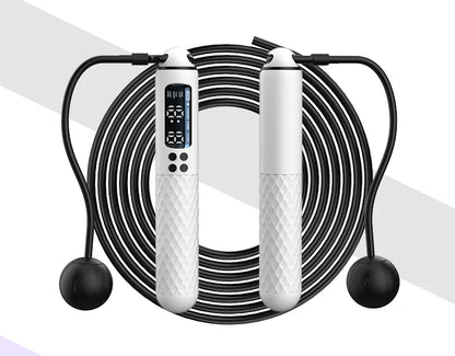 USB Rechargeable Smart Jump Rope - Digital Wireless Calorie Counter with Adjustable Length