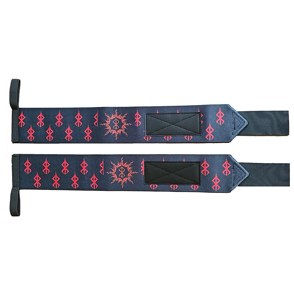 Professional Weightlifting Wrist Straps - Gym Support Equipment for Strength Training (1 Pair)