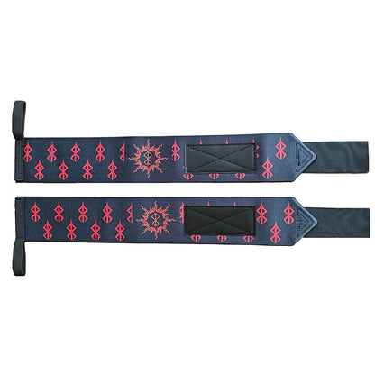 Professional Weightlifting Wrist Straps - Gym Support Equipment for Strength Training (1 Pair)