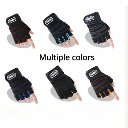 Half-Finger Performance Training Gloves with Wrist Support