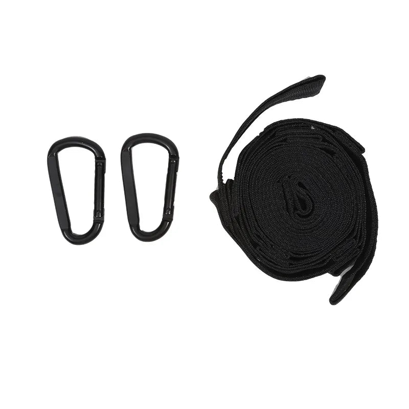 Hammock Straps 2-Pack - 600lbs Capacity Polyester Suspension System with 5 Adjustment Rings
