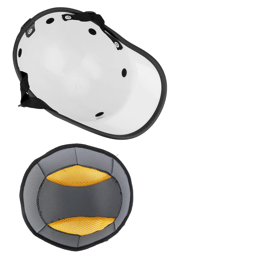 Vintage Half Face Motorcycle Helmet - Baseball Cap Style Safety Hard Hat for Cafe Racer, Chopper & Scooter