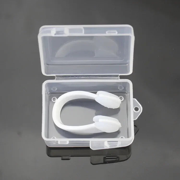 Professional Waterproof Silicone Nose Clip - Anti-Slip Swimming & Diving Nose Plug for Aquatic Sports Protection