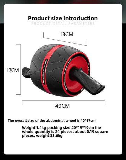Ab Roller Wheel with Knee Pad – Core Strength Trainer for Home Gym | Rebound Belly Workout for Effective Abs Exercise