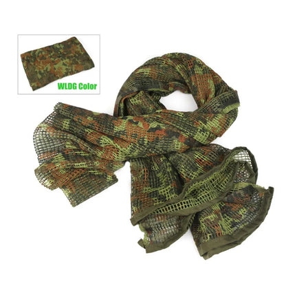75" x 35" Tactical Camouflage Mesh Scarf - Polyester-Cotton Camo Net for Hunting, Shooting & Outdoor Sports