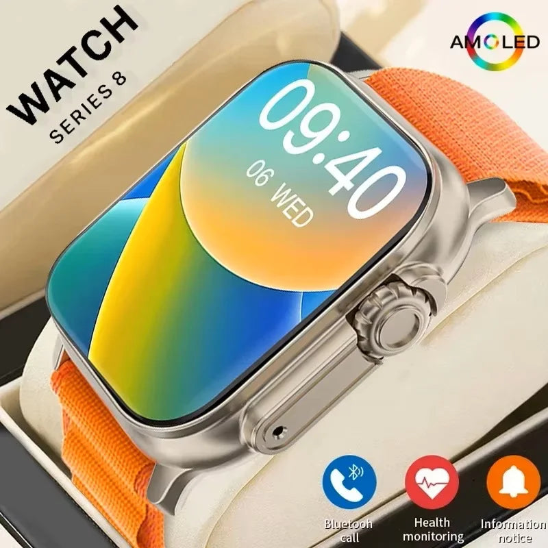 Ultra Series Sport Smart Watch 49mm | BT Calling, NFC, Health Tracking