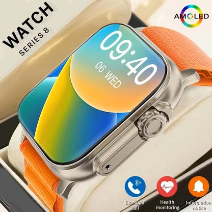 Ultra Series Sport Smart Watch 49mm | BT Calling, NFC, Health Tracking