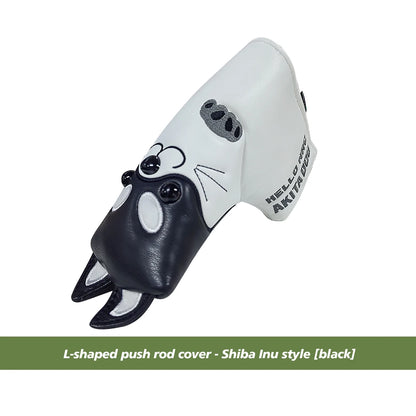 Golf Blade Putter Cover - Multiple Style Headcover with Magnetic & Hook-and-Loop Closure, Club Protective Headgear