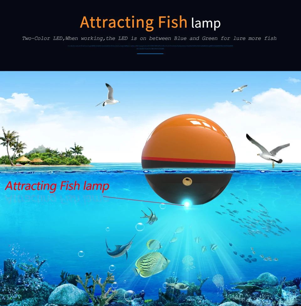 WiFi Fish Finder 100M - Wireless Sonar Echo Finder for Lake & Sea Fishing (iOS & Android)