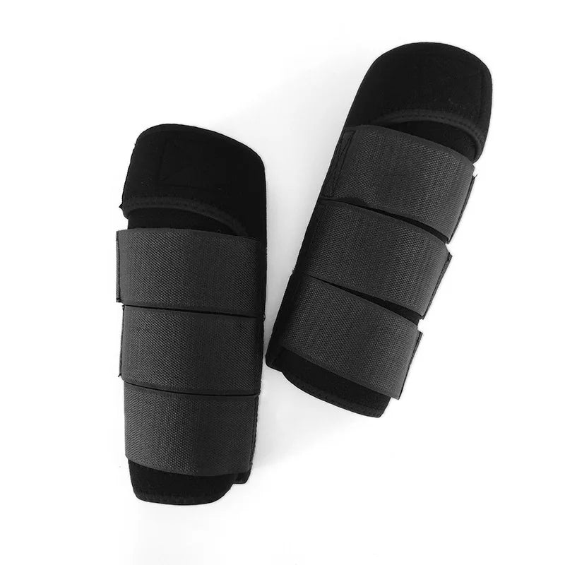 2PCS Equestrian Horse Leg Boots - Anti-Collision Racing Protection with Neoprene Material for Soft Shock Absorption