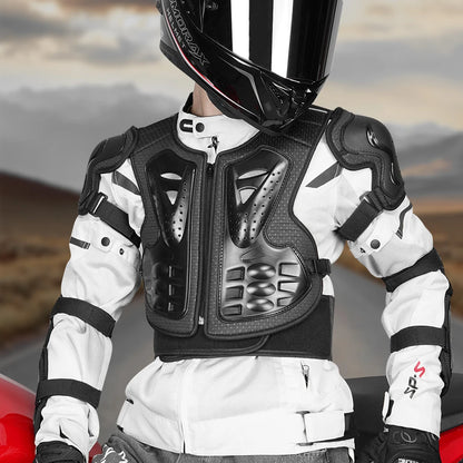 Men's Full Body Motorcycle Armor Jacket - Motocross Enduro Protective Equipment