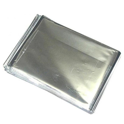 Mylar Emergency Thermal Blanket - Space Foil Heat Retention for Outdoor Survival, First Aid, Camping & Mountaineering