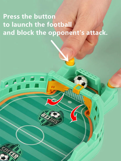 Mini Tabletop Soccer Game - Interactive Desktop Football Competition for Family & Friends