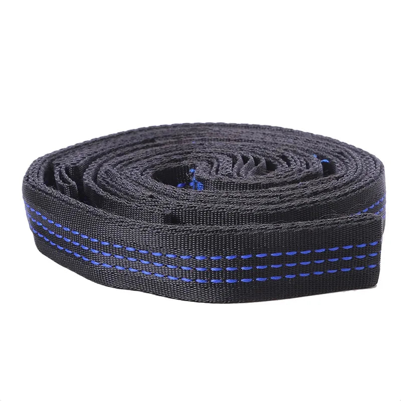 Hammock Straps 2-Pack - 600lbs Capacity Polyester Suspension System with 5 Adjustment Rings