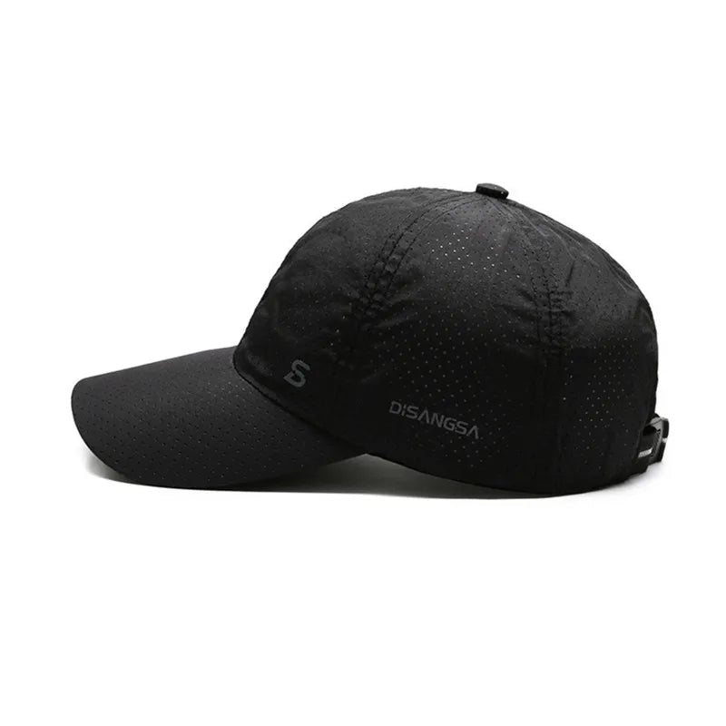 Men's Quick-Dry Breathable Baseball Cap - Outdoor Sun Hat for Summer Fishing
