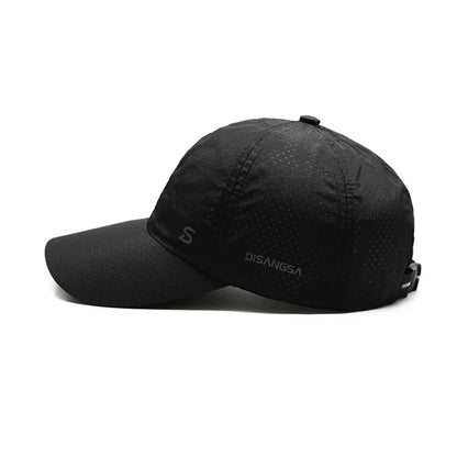 Men's Quick-Dry Breathable Baseball Cap - Outdoor Sun Hat for Summer Fishing