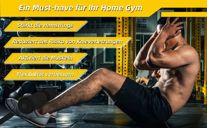 Nordic Hamstring Curl Strap, Suitable for Leg, Abdomen, and Back Training, Portable, Sports Fitness Accessories