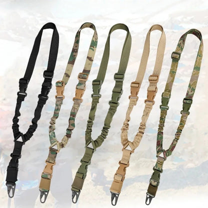 Unisex Camouflage Tactical Single-Point Harness - 2025 Outdoor CS Gun Safety Rope with Diagonal Belt for Hunting Sports
