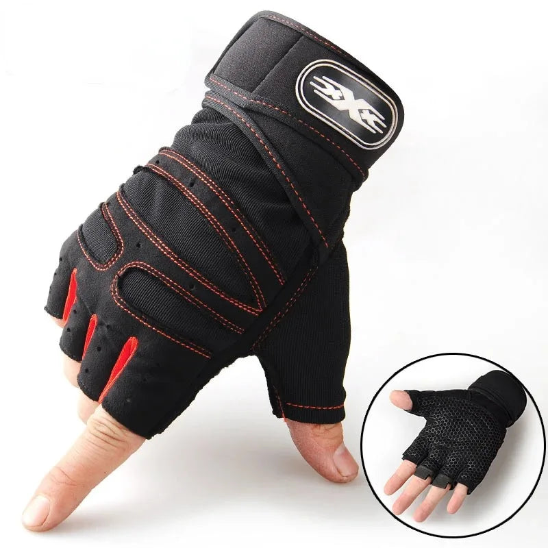 Half-Finger Performance Training Gloves with Wrist Support