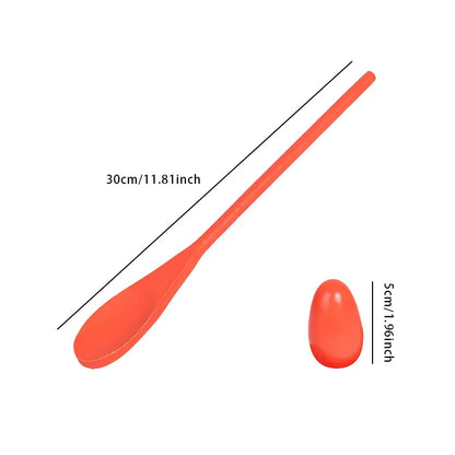 Balance Egg & Spoon Game Set - 6-Piece Wooden Parent-Child Outdoor Puzzle Toy