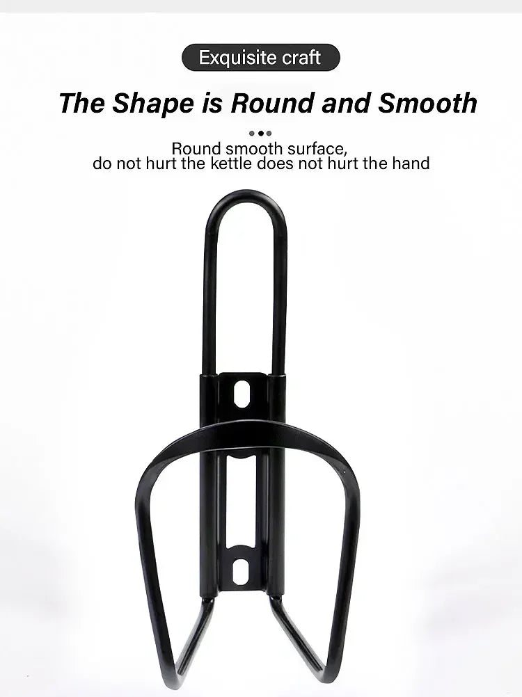 Aluminum Alloy Bicycle Bottle Holder - Lightweight Foldable Cage Mount for Mountain, Road & Folding Bikes - Universal Fit