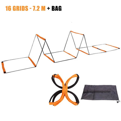 Dual-Purpose Soccer Training Jump Ladder - Ultimate Agility Training Tool