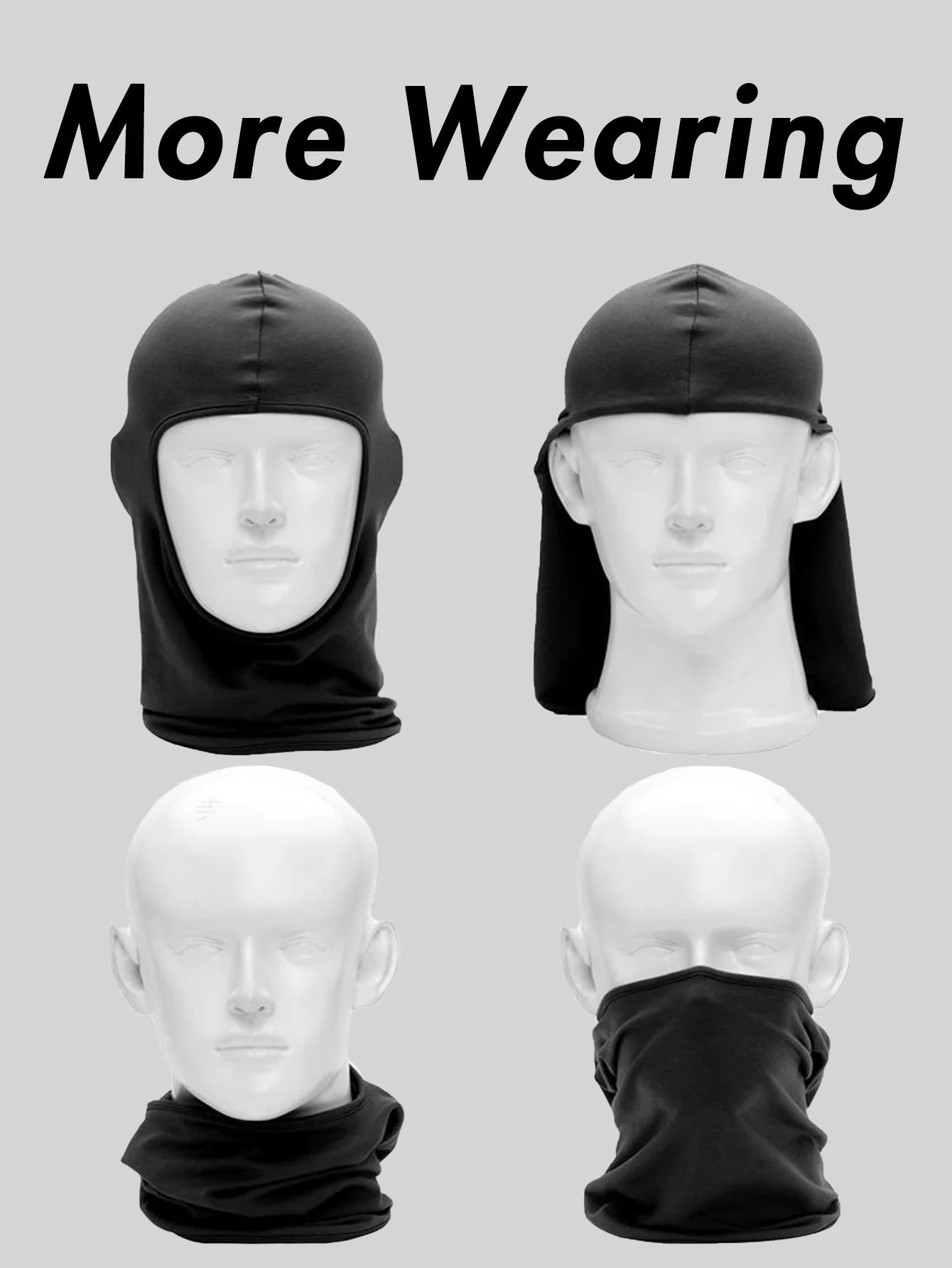 Breathable Mesh Motorcycle Balaclava - Full Face Sun Protection Mask for Cycling, Airsoft & Bicycle