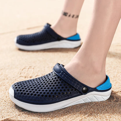Waterproof Anti-Slip Beach Sandals - Unisex Thick Sole Flip Flops for Men & Women