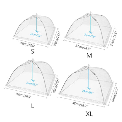 Pop-Up Mesh Food Cover - Collapsible Insect Protection Tent for Outdoor Dining