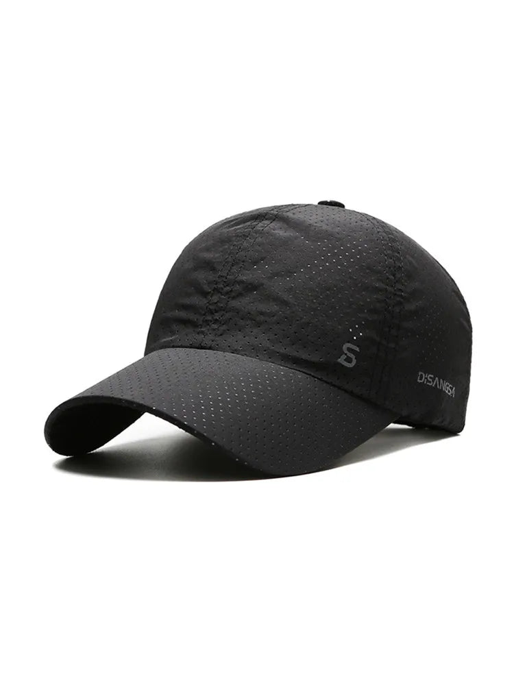 Men's Quick-Dry Breathable Baseball Cap - Outdoor Sun Hat for Summer Fishing