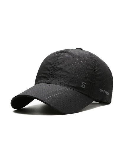 Men's Quick-Dry Breathable Baseball Cap - Outdoor Sun Hat for Summer Fishing