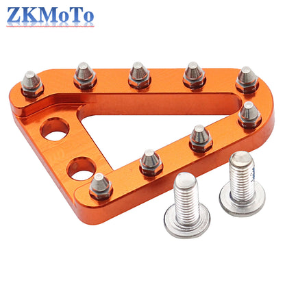 CNC Aluminum Rear Brake Pedal Step Plate Tip - Compatible with KTM SX/SXF/EXC/EXCF/XC/XCF/XCW/XCFW and Husqvarna TC/TE (2008-2016)