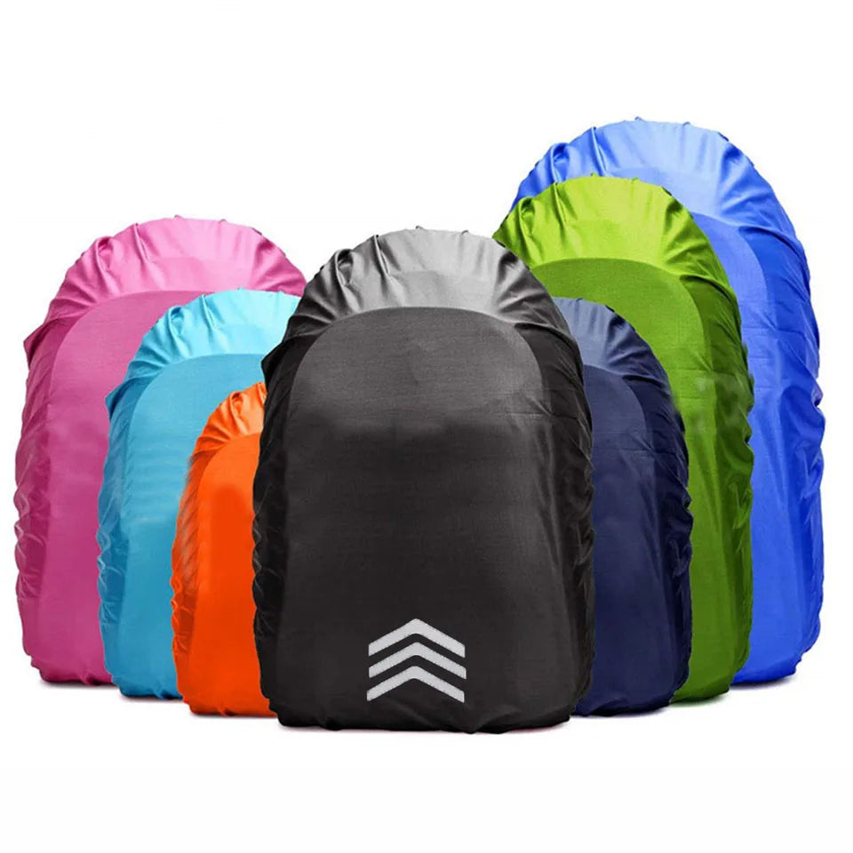 Waterproof Backpack Rain Cover - 25L-60L Nylon Outdoor Hiking Cycling Mountaineering Dust Cover for Men & Women