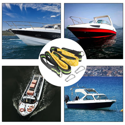 Marine Boarding Ladder - Folding Rope Ladder for Boats & Yachts (3/4/5 Steps)