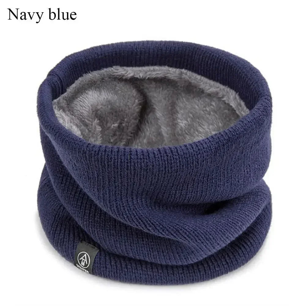Winter Sports Neck Warmer - Soft Knitted Face Cover Scarf for Men & Women - Cold-Proof Thick Collar for Skating, Running & Hiking