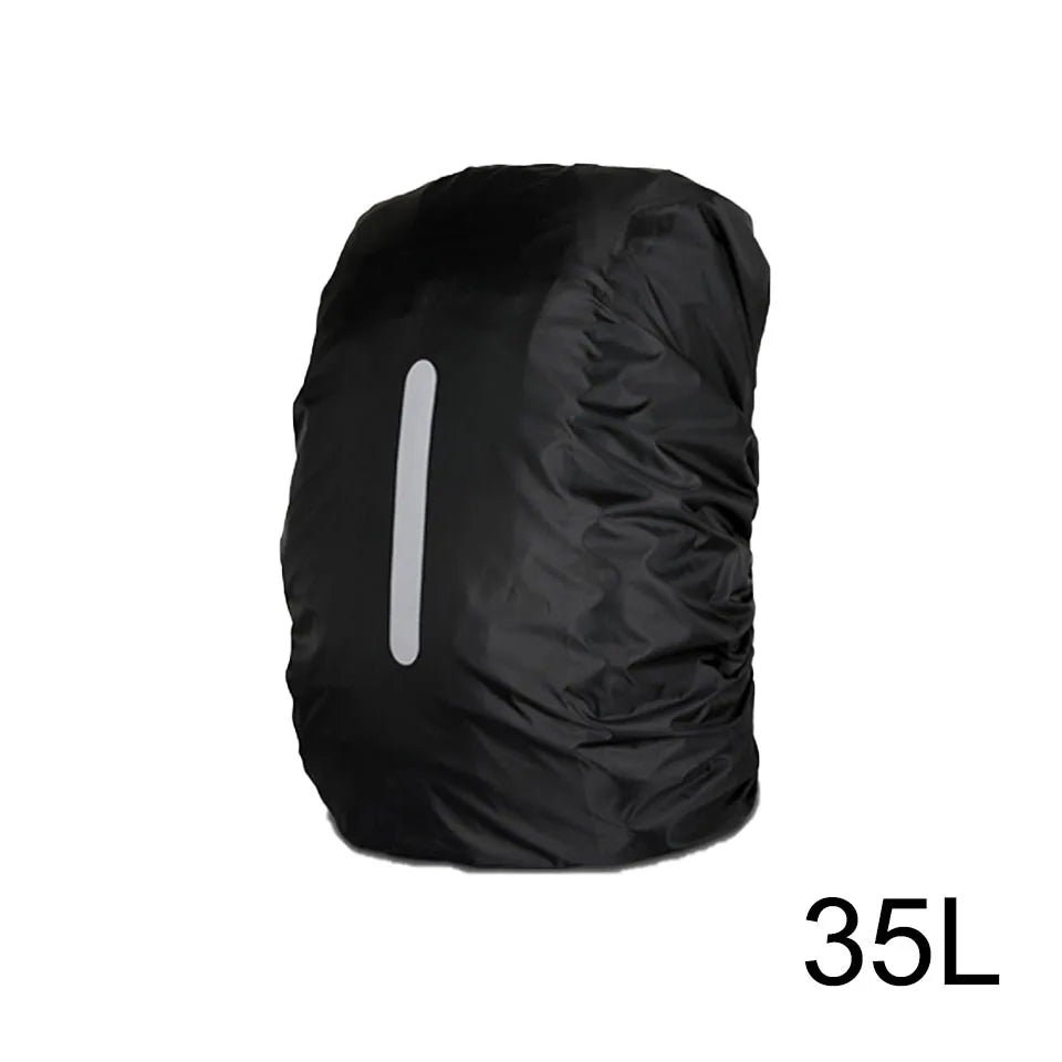 Waterproof Backpack Rain Cover - 20L-80L Reflective Outdoor Hiking Camping Bag Dust Cover for Men & Women