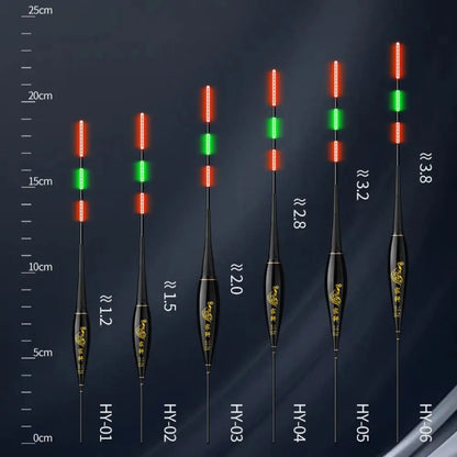 LED Fishing Float with Gravity Sensor - Night Fishing Strobe Light with Long Tail and High Sensitivity Buoy