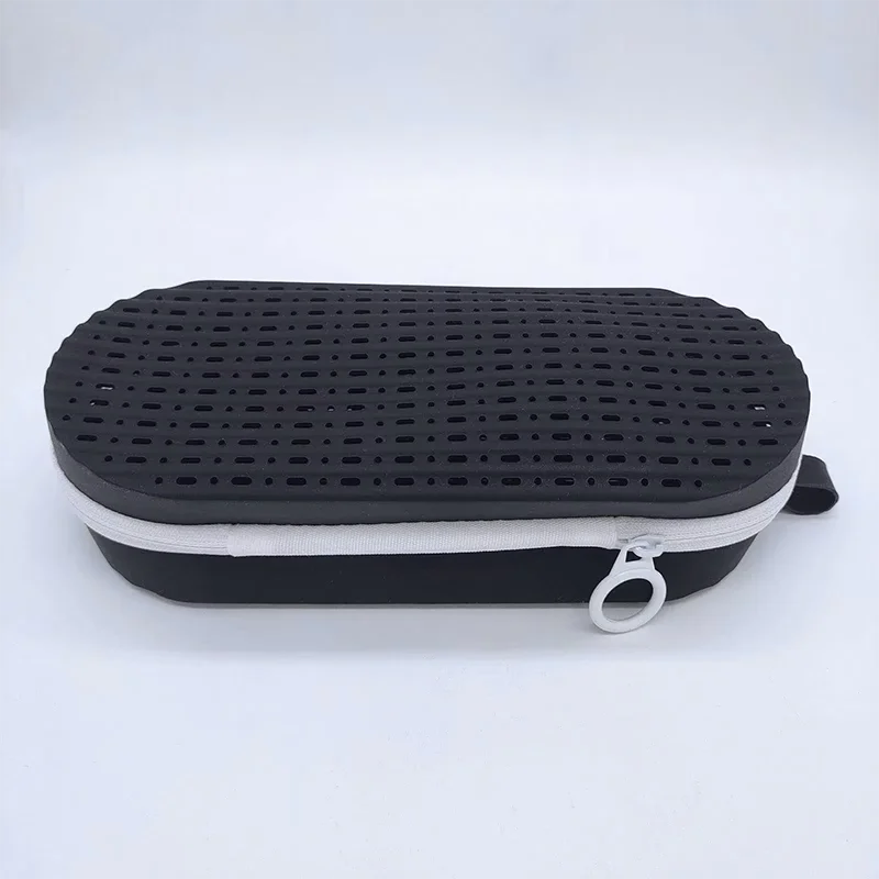 Large Capacity Silicone Swimming Goggle Protective Case with Drain Hole