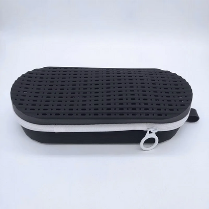 Large Capacity Silicone Swimming Goggle Protective Case with Drain Hole