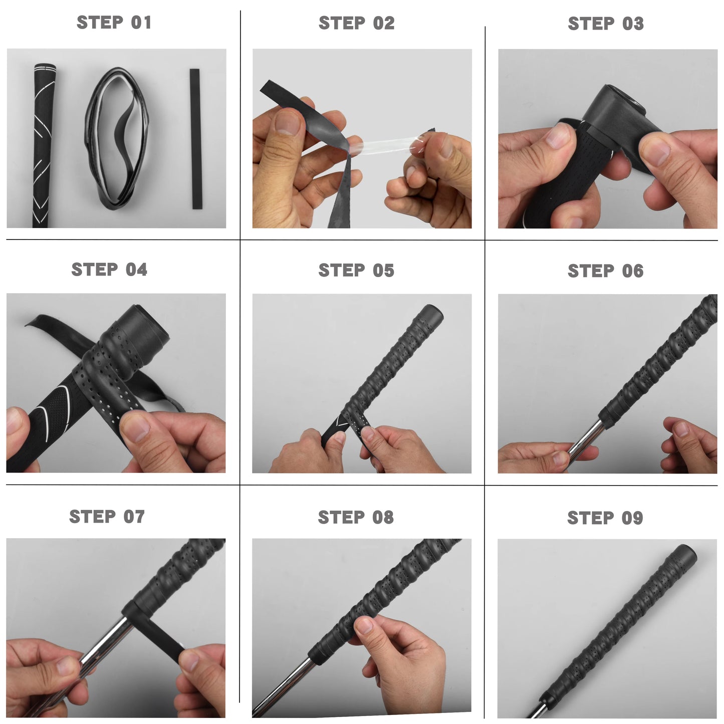 Premium Golf Grip Tape - Non-Slip PU Club Grip Wrap with Sweat-Proof Technology - Universal Fit for Drivers, Irons & Putters