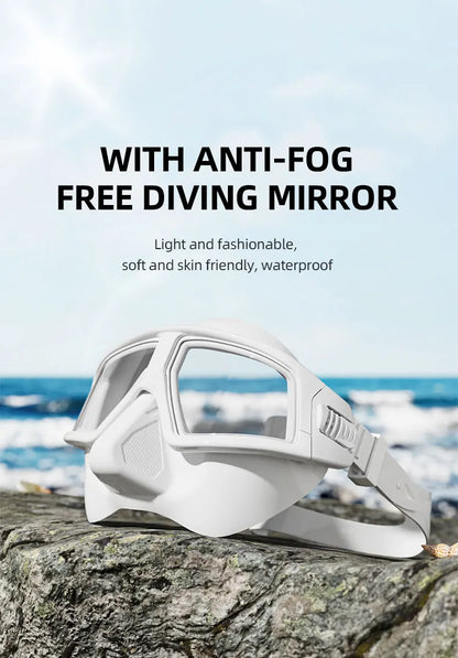 Professional Scuba Diving Mask Set HD Anti-Fog Lens UV Protection Adjustable Snorkeling Swimming Goggles for Adult Divers