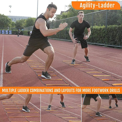Dual-Purpose Soccer Training Jump Ladder - Ultimate Agility Training Tool