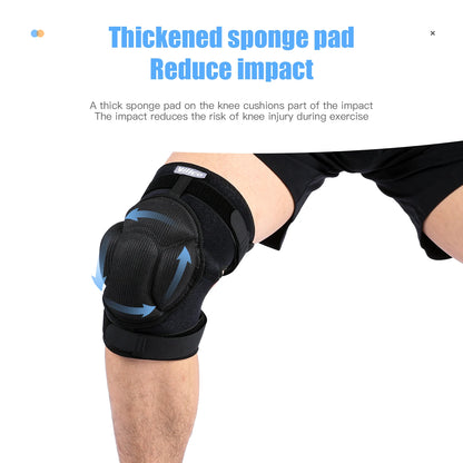 Thickened Anti-Collision Knee Pads - Elastic Pressure Strap Knee Brace for Volleyball, Extreme Sports & Protection
