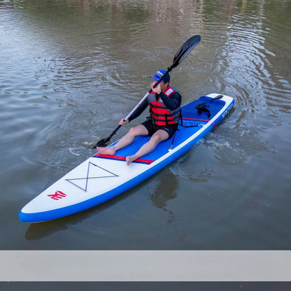 SUP Paddleboard Seat - Adjustable Padded Backrest for Kayaking, Canoeing & Fishing (Waterproof & Foldable)