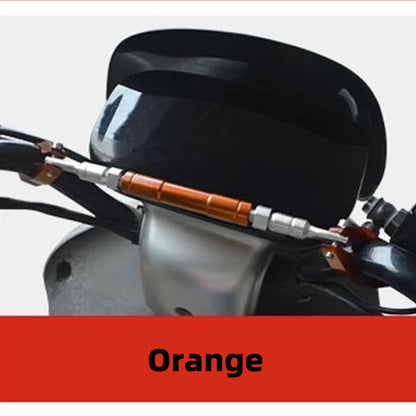 22mm Motorcycle Handlebar Crossbar - Adjustable Reinforcement Balance Bracket with Handle Grips | Steering Stabilizer Expansion Rod Replacement